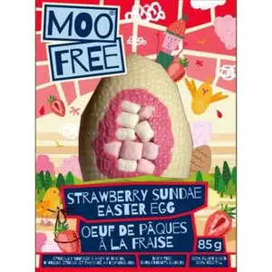 Moo Froo Dairy Free Easter Eggsplosion Strawberry Sundae 85g