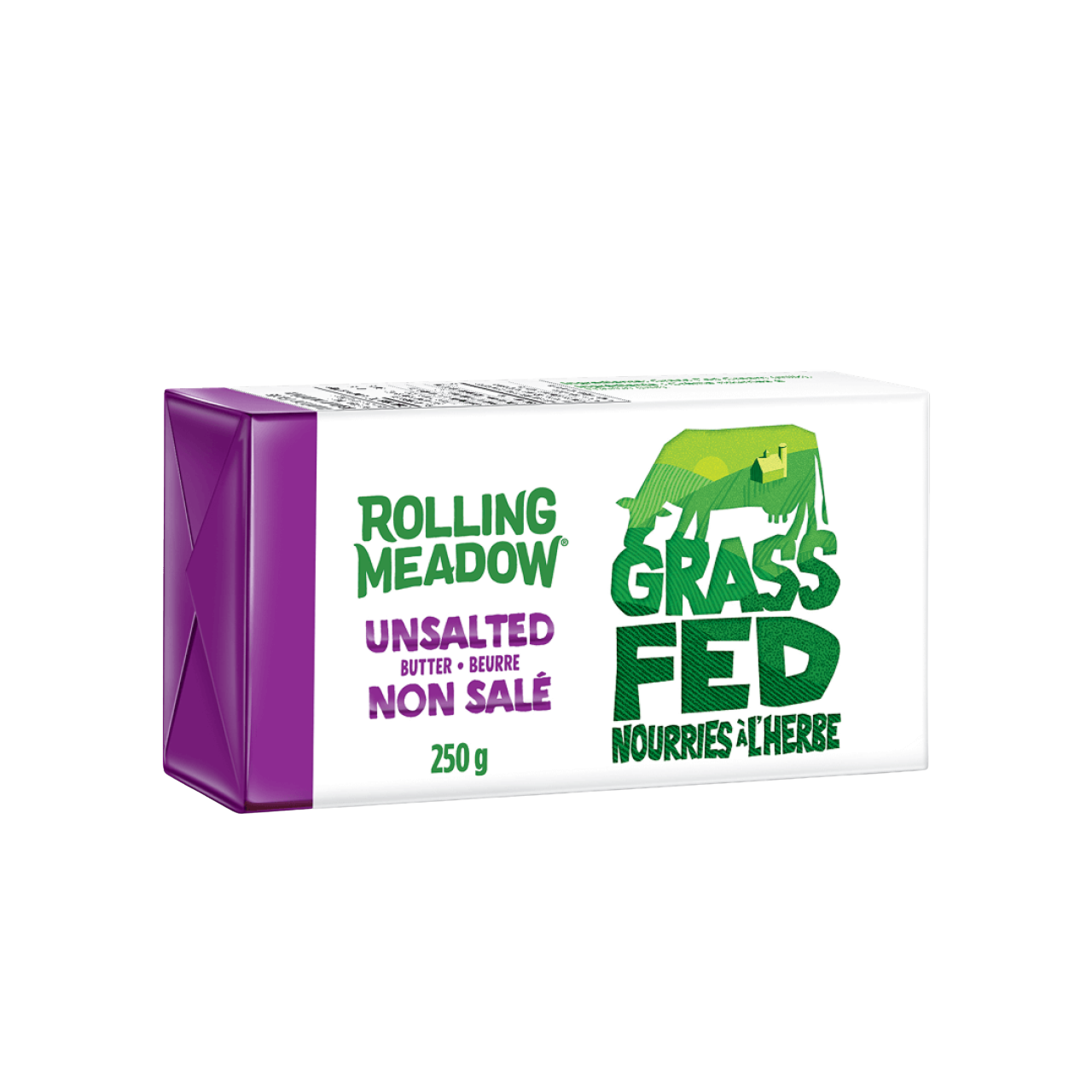 Rolling Meadows Unsalted Grass Fed Butter 250g
