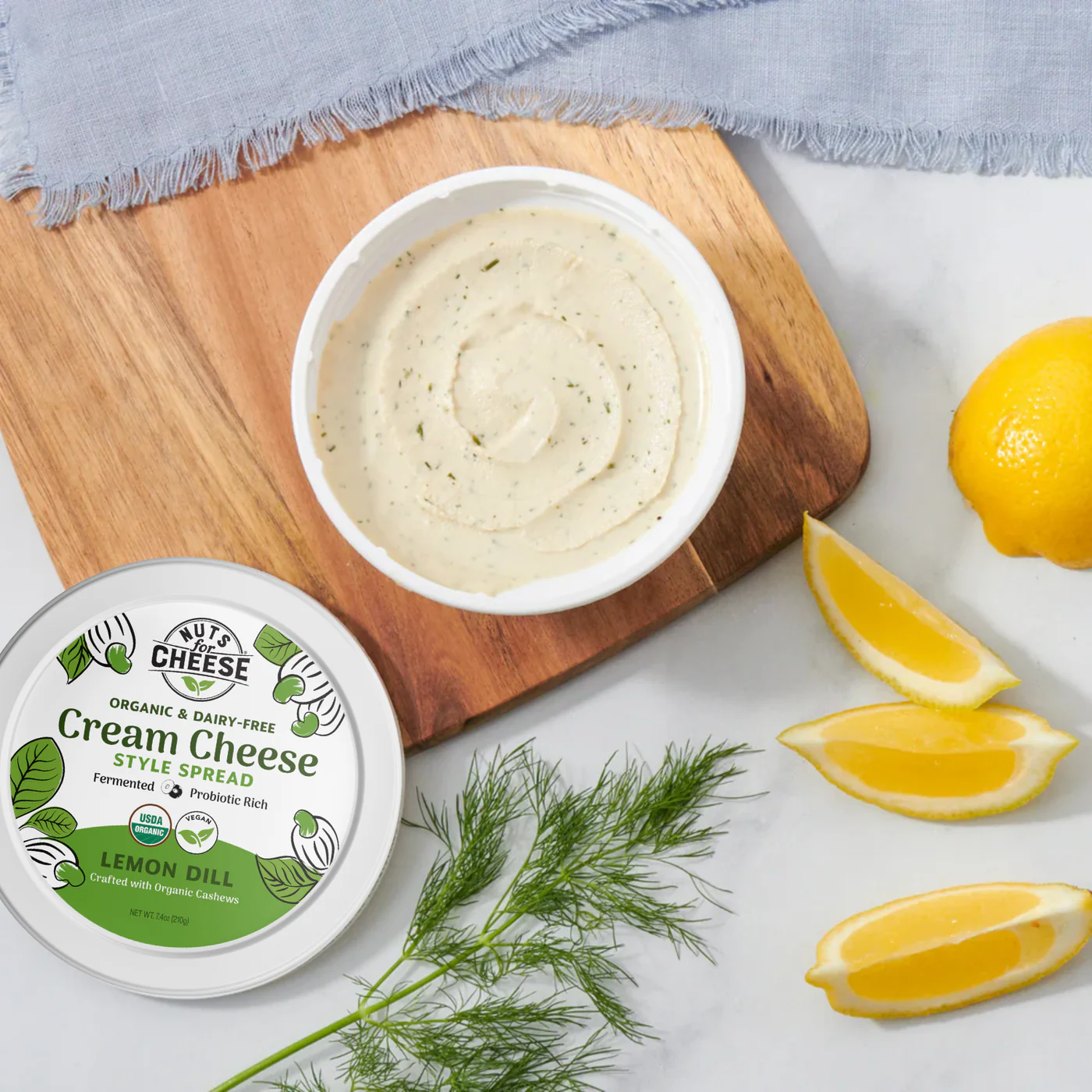 Nuts For Cheese Lemon Dill Spread 210g