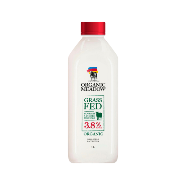Organic Meadow Organic Grass Fed Milk 3.8% 1L