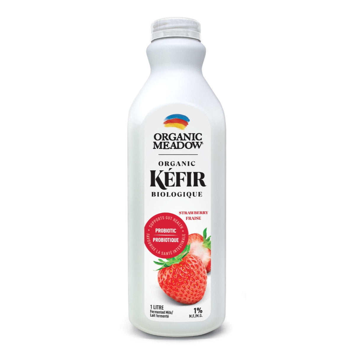 Organic Meadow Organic Strawberry Kefir 1L