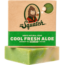 Load image into Gallery viewer, Dr. Squatch Cool Fresh Aloe Soap 141g