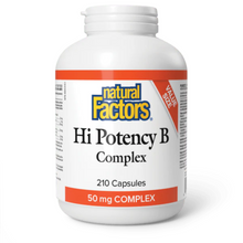 Load image into Gallery viewer, Natural Factors Hi Potency B-Complex 210 Capsules