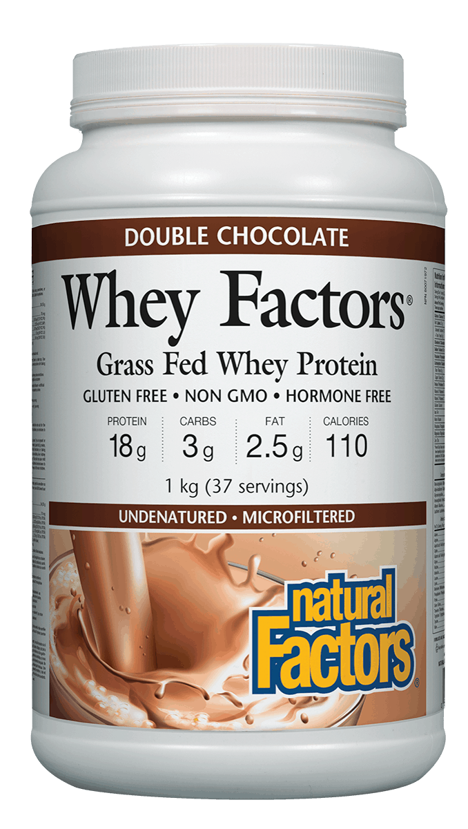 Natural Factors Whey Factors Double Chocolate Protein 1kg