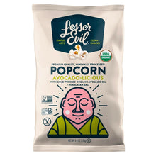 Load image into Gallery viewer, Lesser Evil Organic Popcorn Avocado-licious 142g