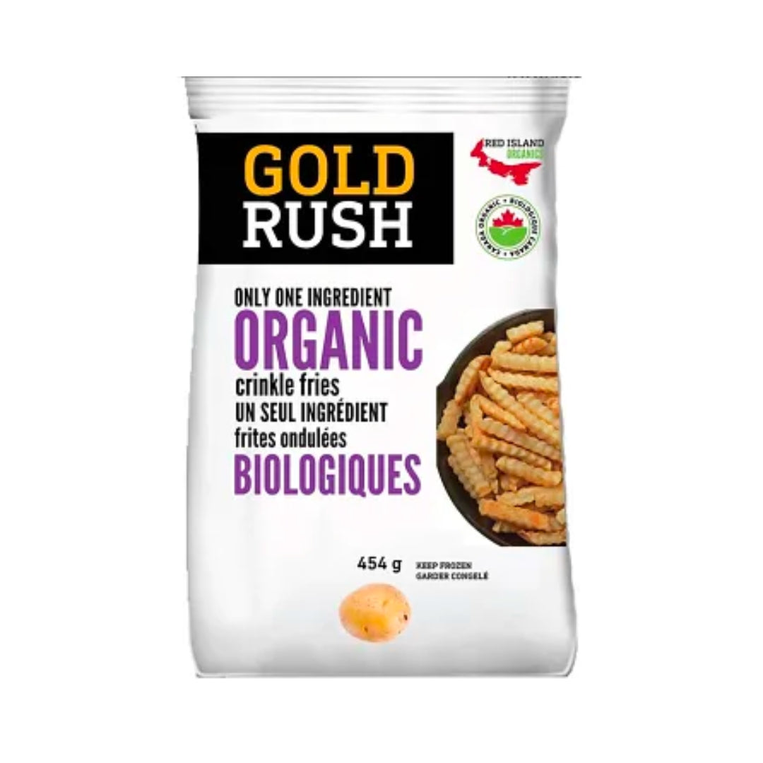Gold Rush Organic Crinkle Fries 454g