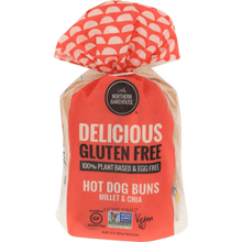 Load image into Gallery viewer, Little Northern Bakehouse Millet and Chia Gluten Free Hot Dog Buns 260g