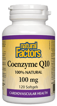 Load image into Gallery viewer, Natural Factors CoQ10 100mg 120 Softgels