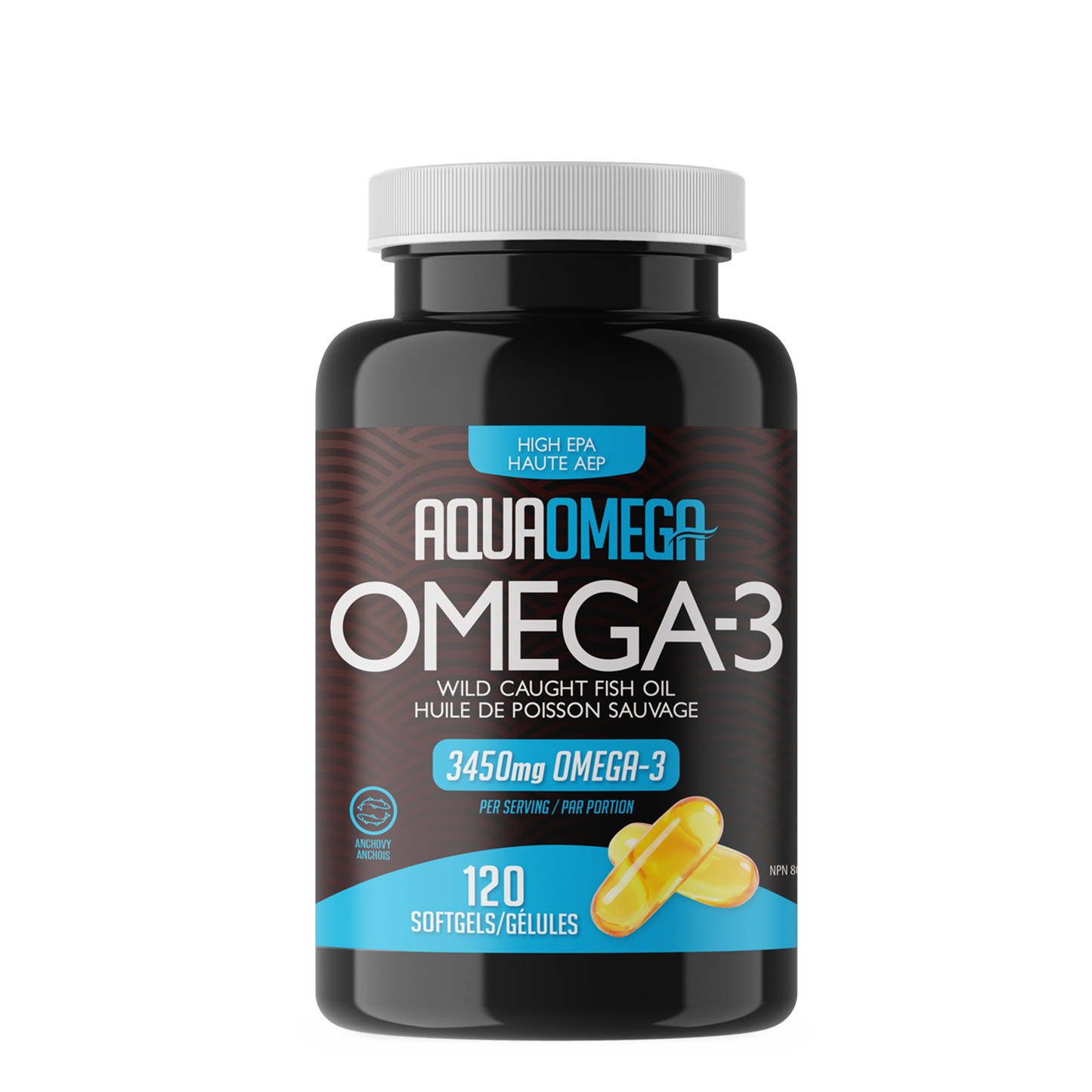 AquaOmega 5X Ultimate Strength EPA 120 Softgels