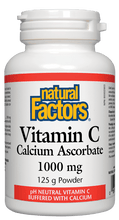 Load image into Gallery viewer, Natural Factors Vitamin C Calcium Ascorbate Powder 1000mg 125g