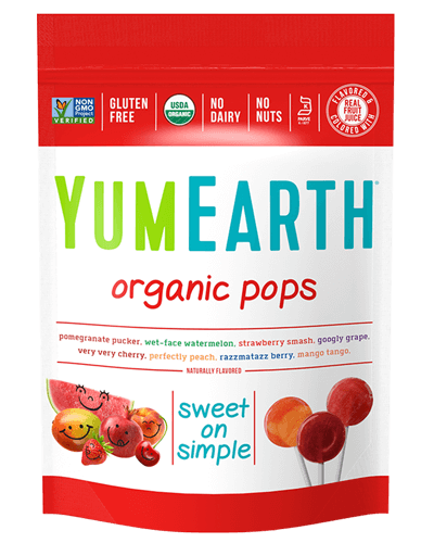 YumEarth Organic Lollipops 241g
