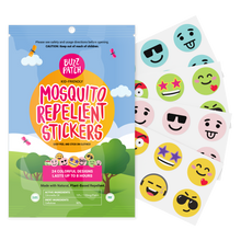 Load image into Gallery viewer, The Natural Patch Co. Buzz Patch Mosquito Repellent Stickers 24 Pack
