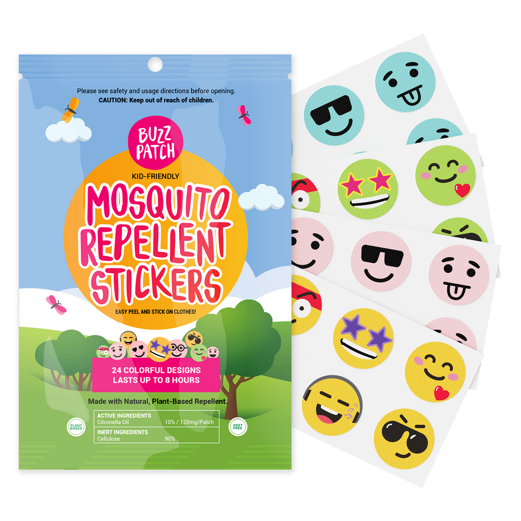 The Natural Patch Co. Buzz Patch Mosquito Repellent Stickers 24 Pack