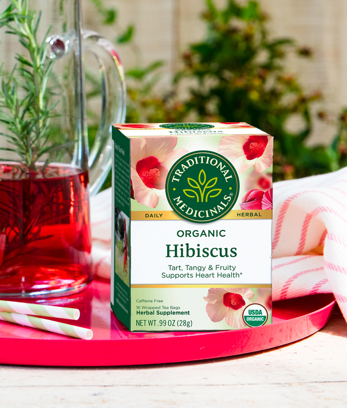 Traditional Medicinals Organic Hibiscus Tea 16 Bags