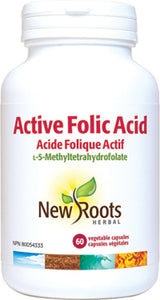 New Roots Active Folate 1mg 60cap