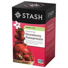 Load image into Gallery viewer, Stash Strawberry Pomegranate Red Herbal Tea 18 Bags
