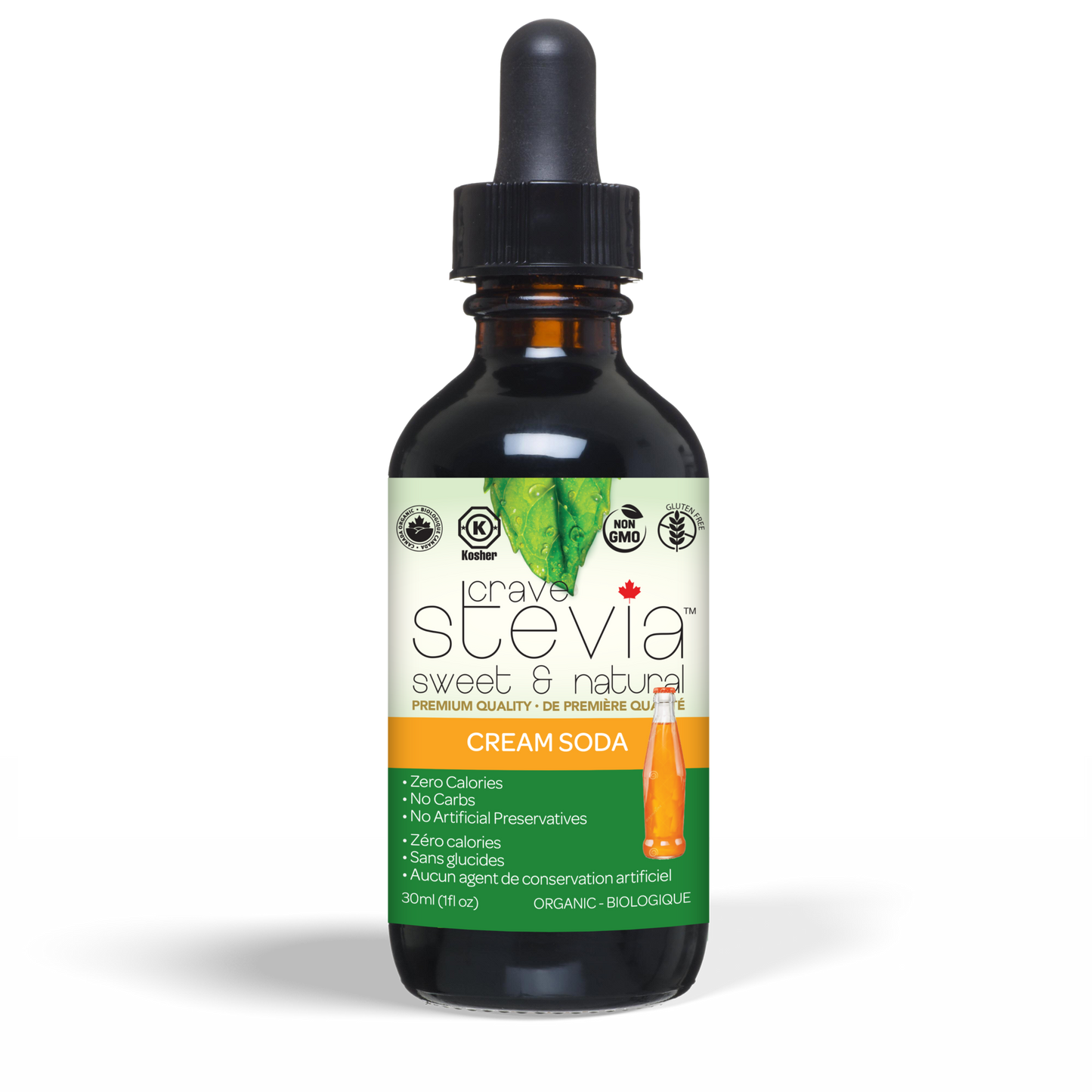 Crave Stevia Cream Soda Liquid Drops 30ml