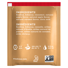 Load image into Gallery viewer, Stash Maple Apple Cider Herbal Tea (Caffeine Free) 18 Bags