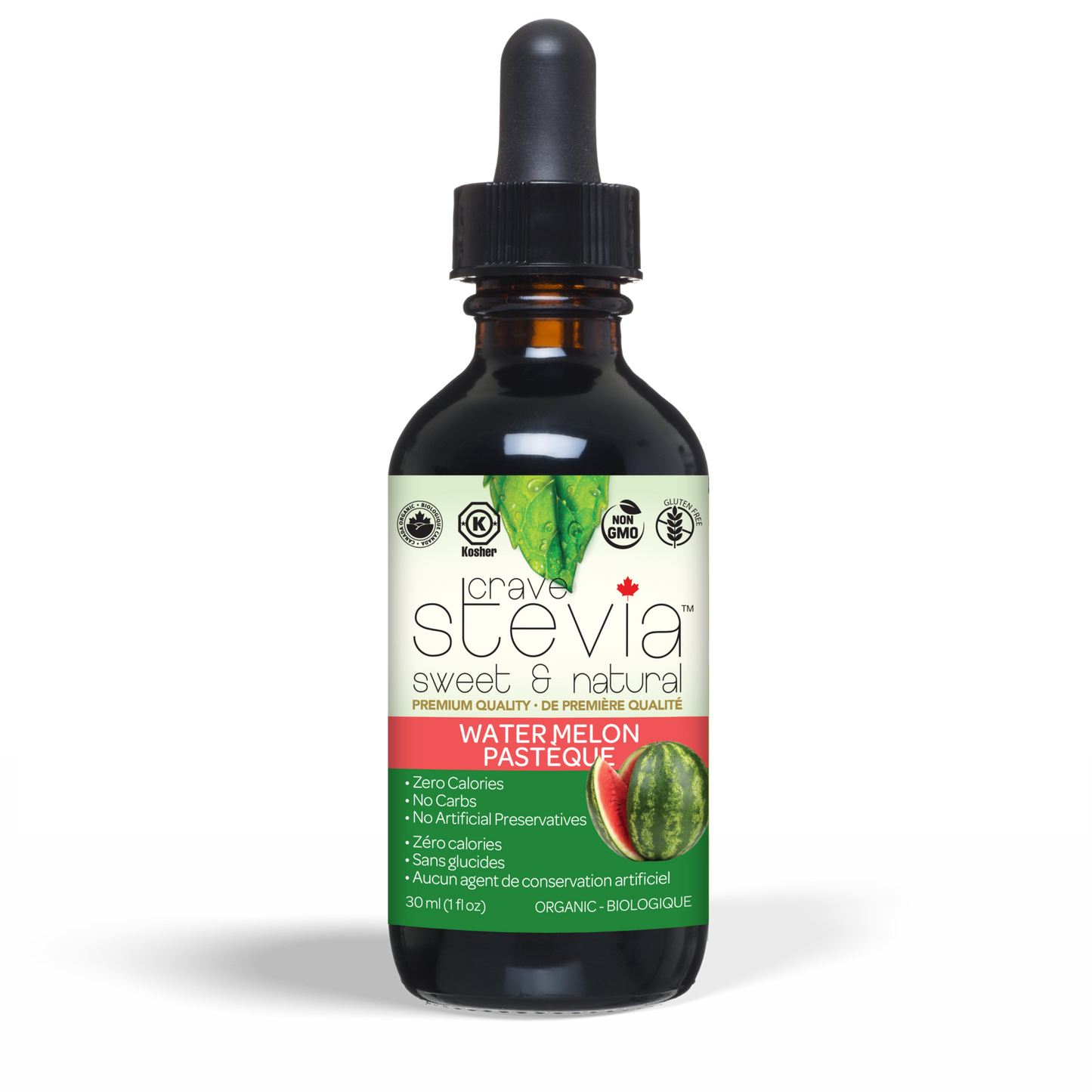 Crave Stevia Watermelon Liquid Drops 30ml