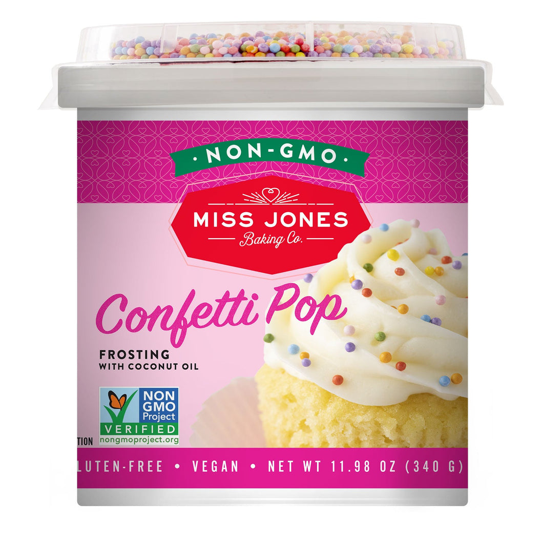 Miss Jones Baking Co. Organic Confetti Pop Frosting 340g