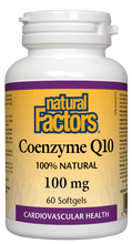Load image into Gallery viewer, Natural Factors CoQ10 100mg 60 Softgels