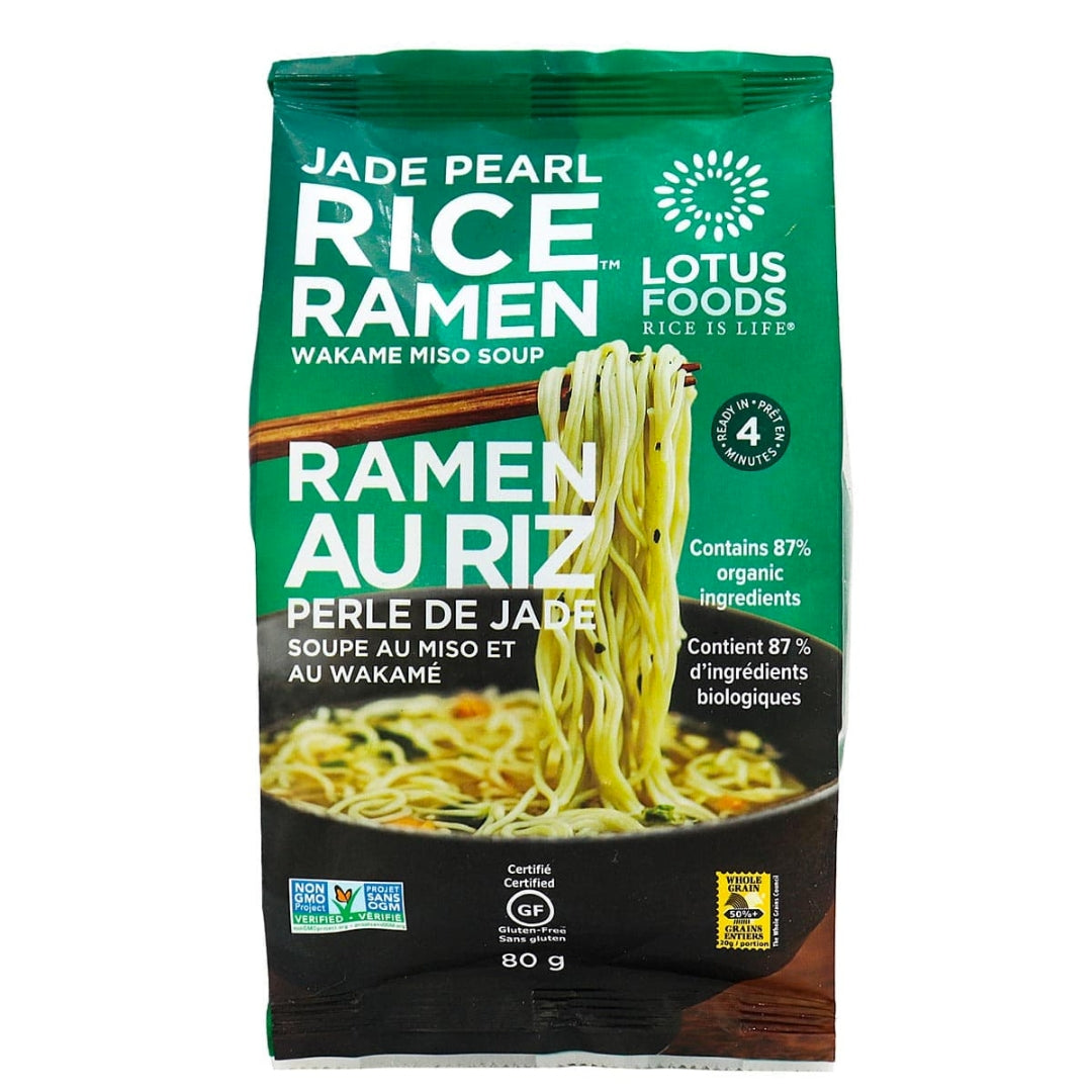 Lotus Foods Jade Pearl Rice Ramen Miso Soup 80g