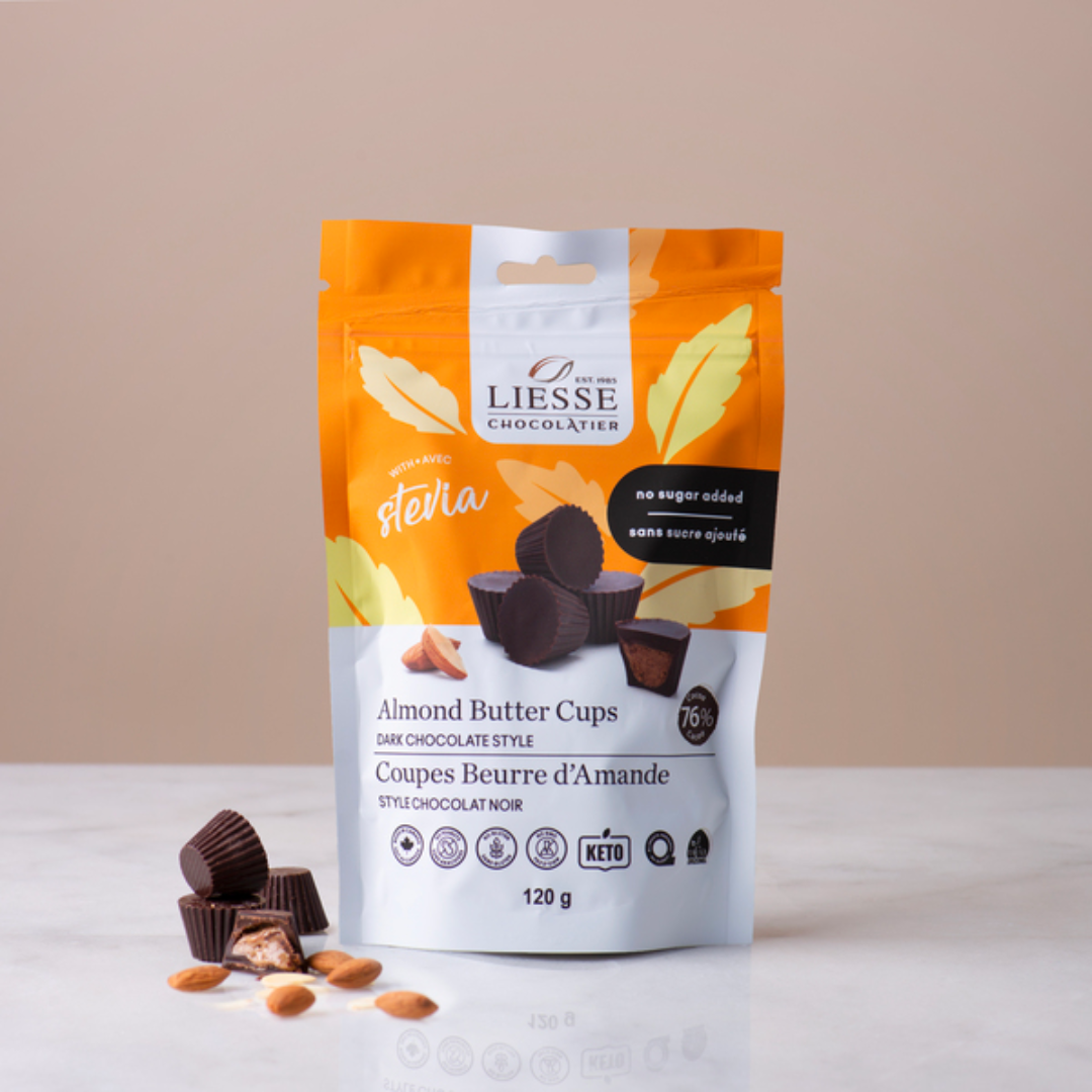 Galerie Dark Chocolate Almond Butter Cups 120g