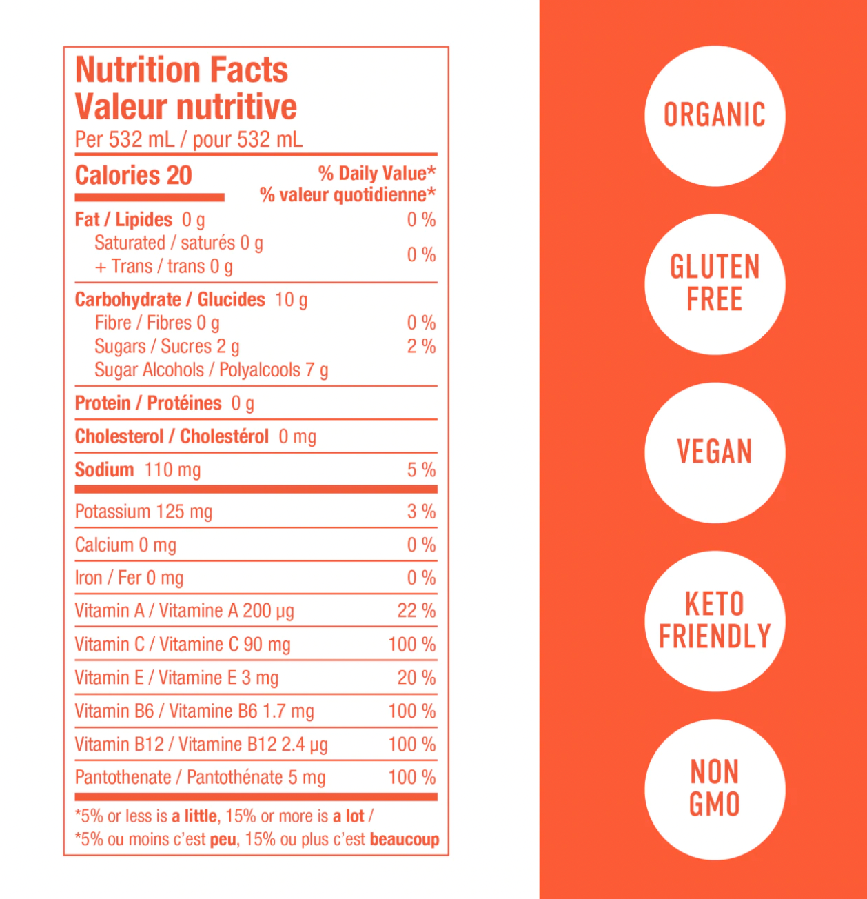 Roar Organic Hydration Drink Georgia Peach 532ml