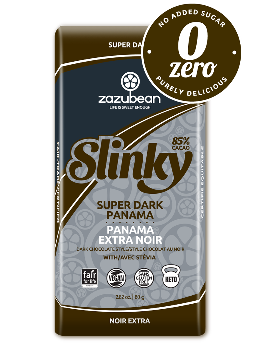 Zazubean Slinky Zero Super Dark Panama 80g