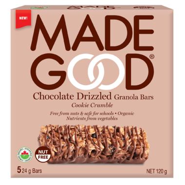 Made Good Chocolate Drizzled Cookie Crumble Bars 120g
