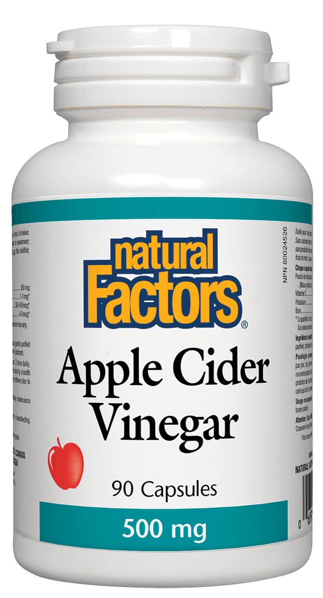 Natural Factors Apple Cider Vinegar 90 Capsules