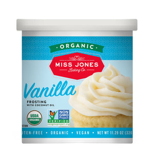 Miss Jones Baking Co. Organic Vanilla Buttercream Frosting 320g