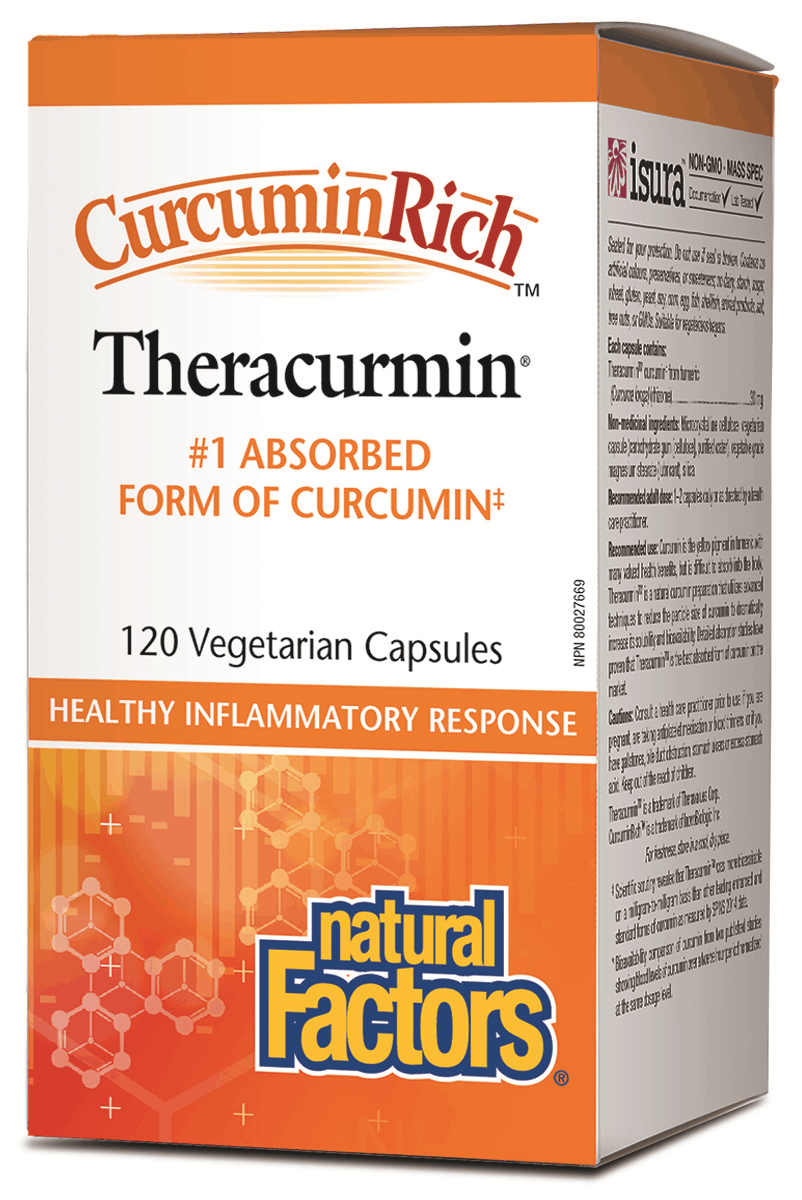 Natural Factors Theracurmin 30mg 120 Vegetarian Capsules