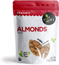 Load image into Gallery viewer, Elan Organic Raw Almonds 200g