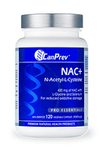 Load image into Gallery viewer, CanPrev NAC+ N-Acetyl-L-Cysteine 600mg 120 Vegetarian Capsules