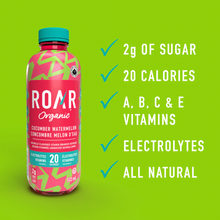 Load image into Gallery viewer, Roar Organic Hydration Drink Cucumber Watermelon 532ml