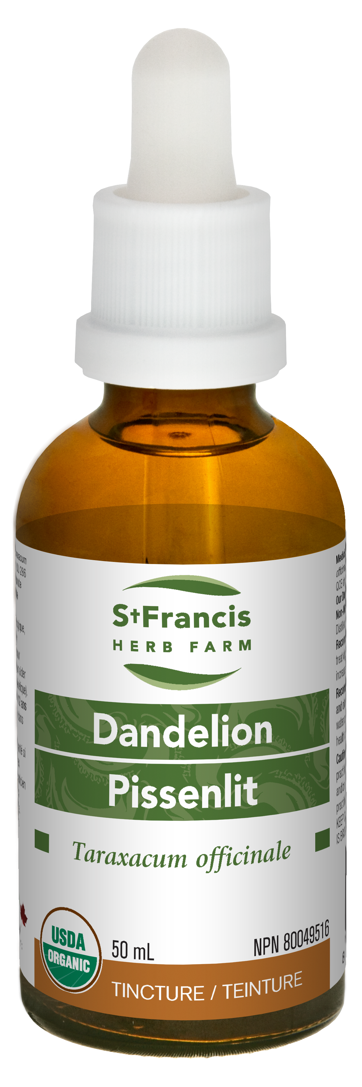 St. Francis Dandelion Tincture 50mL