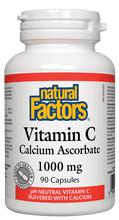 Load image into Gallery viewer, Natural Factors Vitamin C Calcium Ascorbate 1000mg 90 Capsules