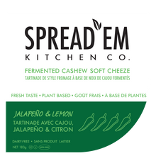 Load image into Gallery viewer, Spread Em Jalapeno Lemon Soft Cheeze Dip 183g