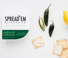 Load image into Gallery viewer, Spread Em Jalapeno Lemon Soft Cheeze Dip 183g