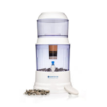 Load image into Gallery viewer, Santevia Gravity Water System With Fluoride Filter Countertop Model 15L