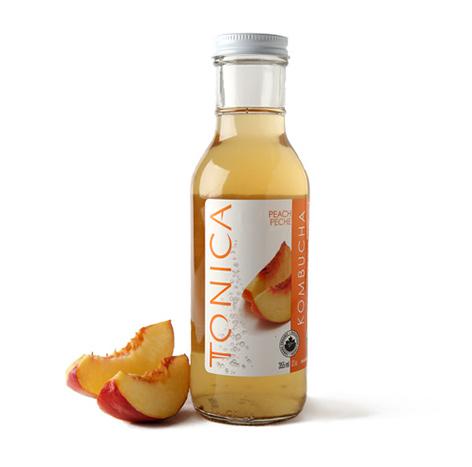 Tonica Luminous Peach Kombucha 355ml