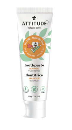 Attitude Kids Fluoride Free Toothpaste Mango