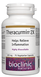 Bioclinic Theracurmin 2X 120mg 75 Vegetarian Capsules