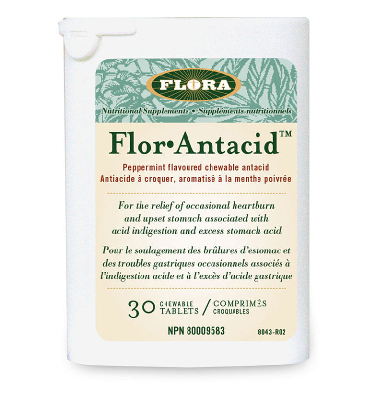 Flora Flor-Antacid 30 Chewable Tablets