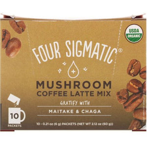 Four Sigmatic Think Coffee Latte with Lion's Mane 6g 10 Sachets