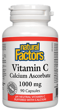 Load image into Gallery viewer, Natural Factors Vitamin C Calcium Ascorbate 1000mg 90 Capsules