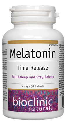 Bioclinic Melatonin 5mg Time Release 60 Tablets