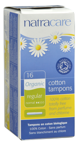 Natracare Regular Applicator Tampons 16 Pack