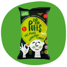 Load image into Gallery viewer, GoGo Quinoa Dill Pickle Puffs 113g